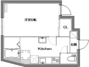 Pastel三軒茶屋【1階】の間取り