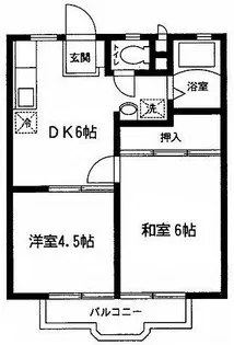 ハイムフクシマ【2階】の間取り