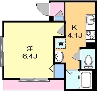 エクセル桜上水【1階】の間取り