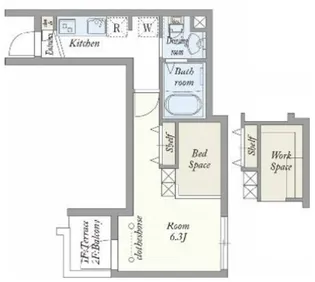 MyStylevintage上北沢(マイスタイルヴィンテージ)【104号室】の間取り