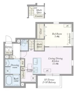 My Style vintage 駒沢公園【2階】の間取り