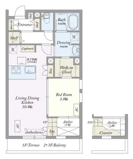 My Style vintage 駒沢公園【3階】の間取り