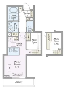 My Style vintage 駒沢公園【3階】の間取り