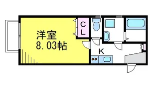 フォーレブラン武蔵野【2階】の間取り