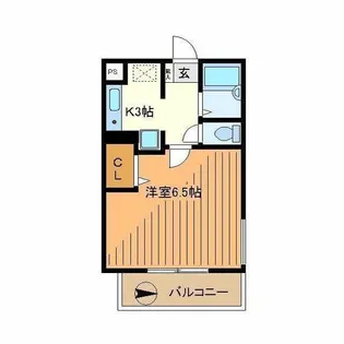 十二社館【3階】の間取り