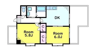 AdomiS(アドミス)【2階】の間取り