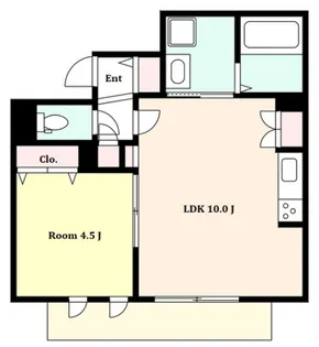Mクレール【1階】の間取り
