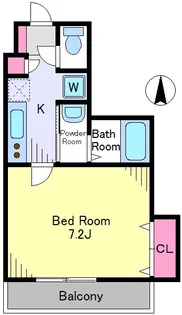 リトルフォレスト経堂【3階】の間取り