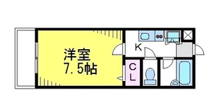 関前パークハイム【1階】の間取り