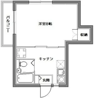 コーポラス紀念【3階】の間取り