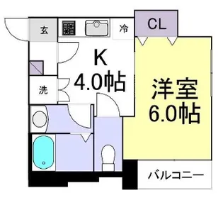 世田谷代田サンライズマンション【3階】の間取り