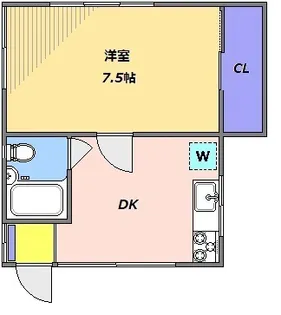 ドミールイシイ【1階】の間取り