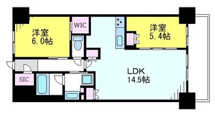 トラープランド翠命館【12階】の間取り
