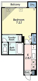 エクセルコート【3階】の間取り