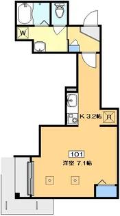 フルール【1階】の間取り