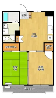 グリーンヒルズ1【3階】の間取り