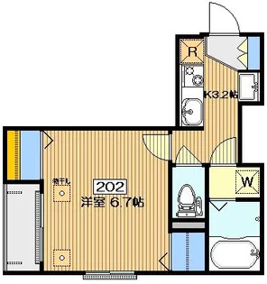 First Crane【2階】の間取り