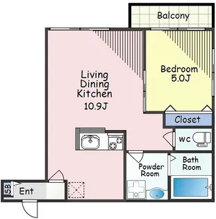 I-HOUSE【2階】の間取り