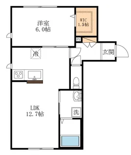 プルミエール碑文谷【1階】の間取り