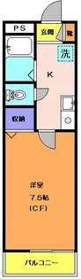 ラ・クール洗足池【1階】の間取り