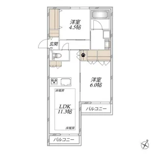 Fare Aere【2階】の間取り