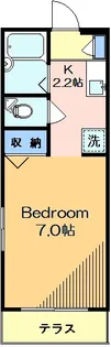 ガーデンコート【1階】の間取り