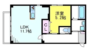 フジアート【2階】の間取り