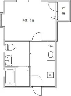 ヴィラージュ プルニエ【1階】の間取り