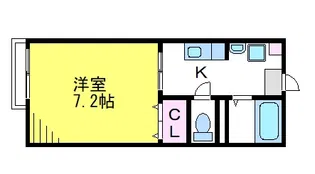 ラヴェンナ・アビテ【2階】の間取り