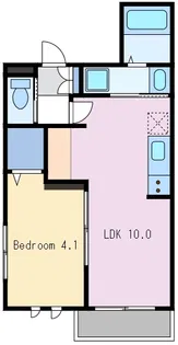 クレール【2階】の間取り