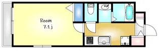 コーポDEW【3階】の間取り