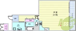 刀根山グリーンハイツ【9階】の間取り