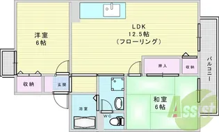 クレセント石橋【2階】の間取り