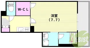 ウェルスクエア池田井口堂【1階】の間取り