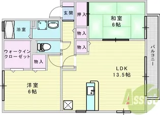 シェーンハイム C棟【2階】の間取り