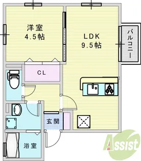 EXCELLA見野【2階】の間取り