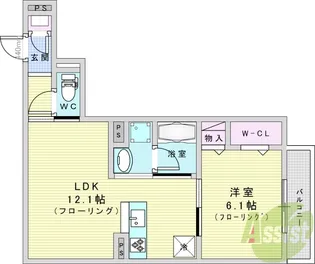 D-residence蛍池東町【103号室】の間取り