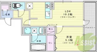 D-residence蛍池東町【202号室】の間取り
