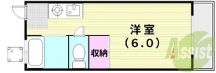 テックハイツ【2階】の間取り