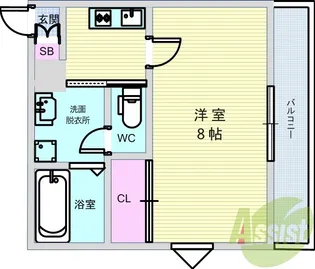 ISE-Grand池田Ⅱ【2階】の間取り