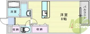 メゾン二翠 A【1階】の間取り