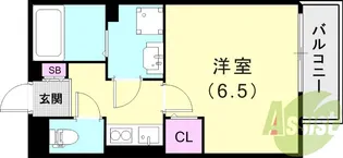 ヴェルドミール栄根【2階】の間取り