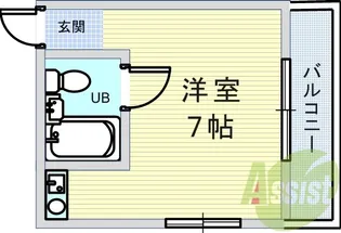 リベラールハイム【2階】の間取り