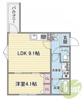 (仮称)La-Crea池田リーフィア【1階】の間取り