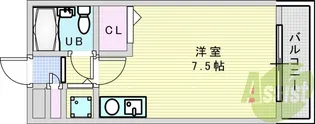 RIO花屋敷【3階】の間取り