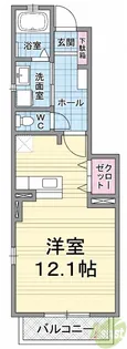 レジデンス佐々木Ⅴ【1階】の間取り