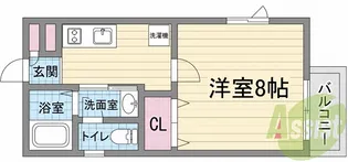 メイプルコート西畑【2階】の間取り
