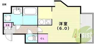 ONLY ONE小花Ⅱ【1階】の間取り