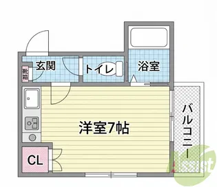 メープルハイム【103号室】の間取り