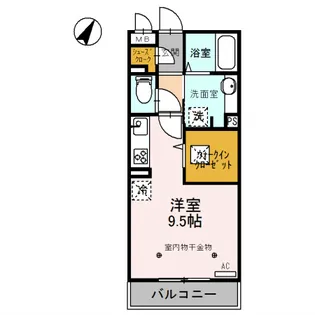 ロイジェントパークス レイクタウン C【2階】の間取り
